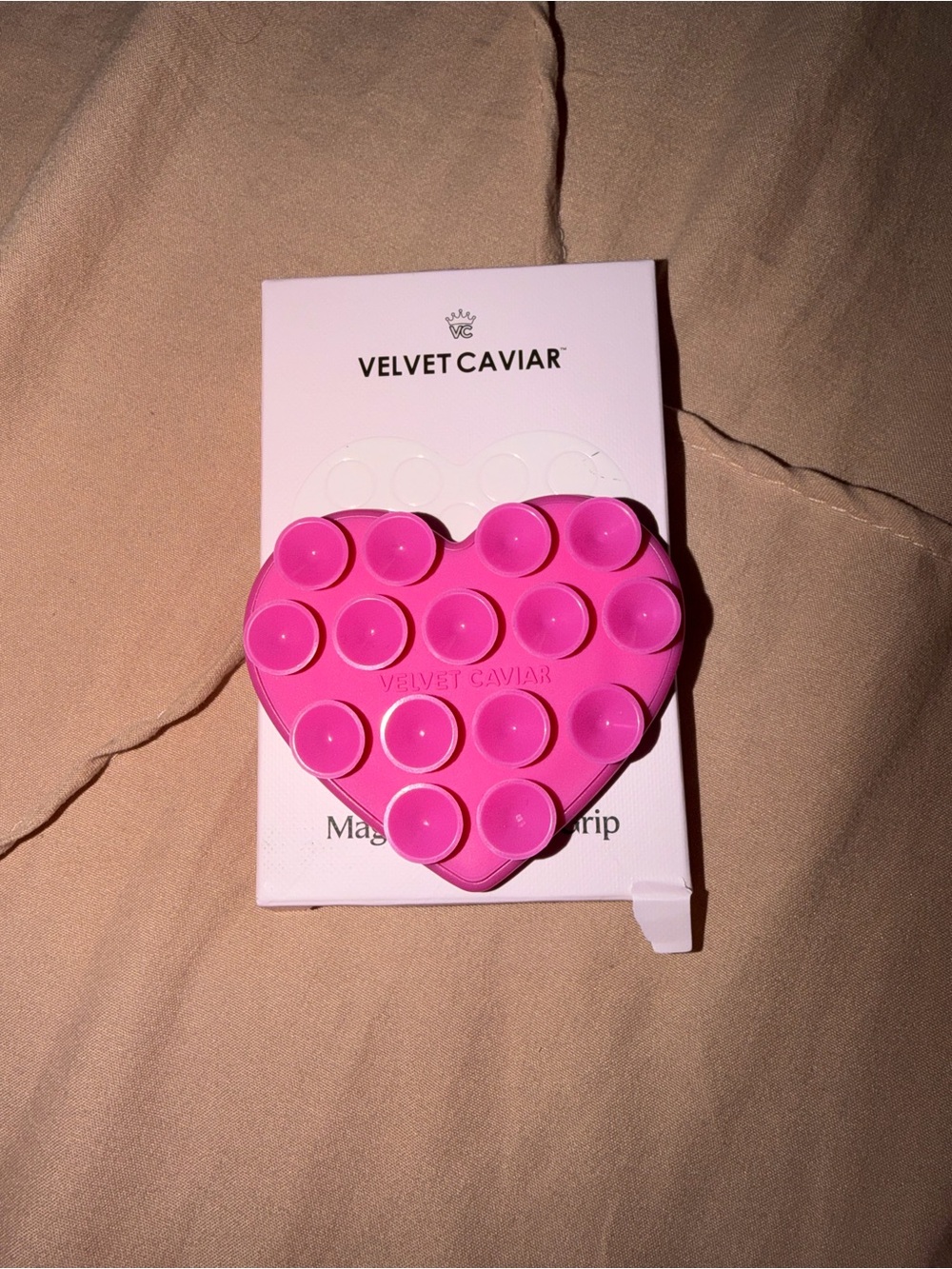 Velvet Caviar Pink Heart MagSafe MightyGrip